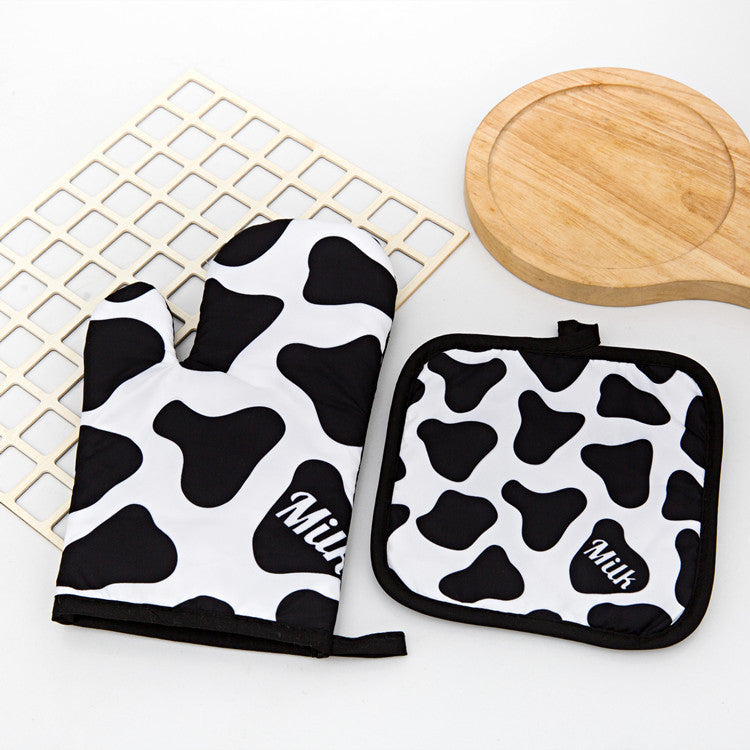 Animal Oven Gloves with Matching Cushion